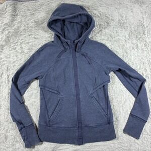 Lululemon Hoodie After Asana Zip Up Define Jacket Size M Thumbholes Activewear